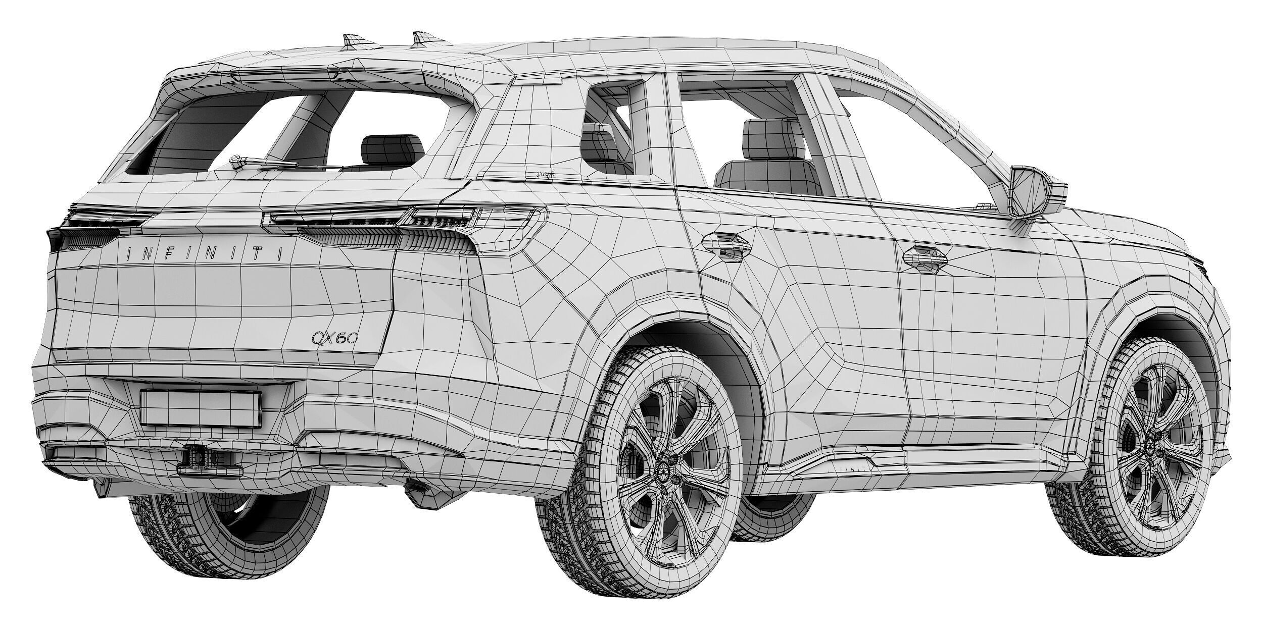 Infiniti QX60 Autograph 2026 3D model_16