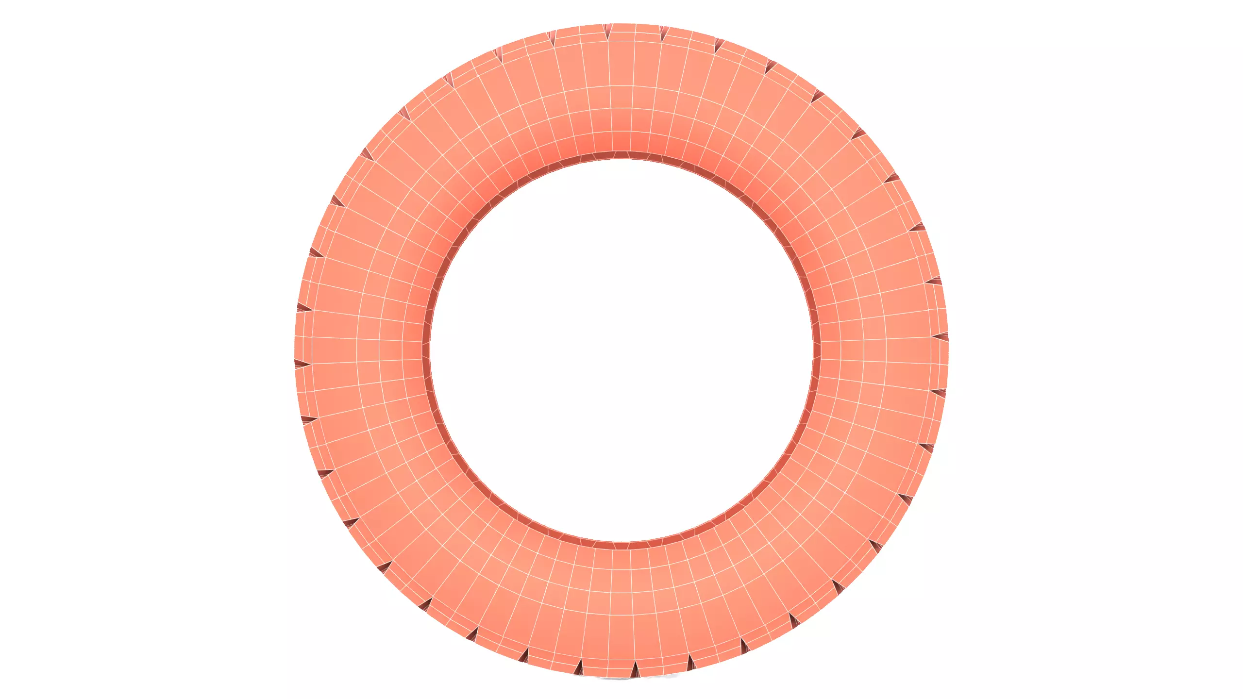 Offroad Car Tire Low-poly 3D model_10
