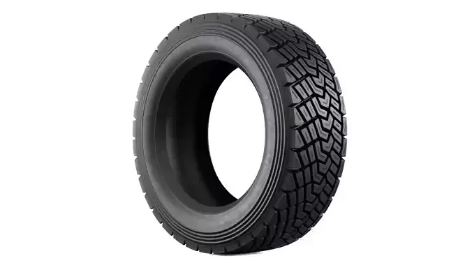 Offroad Car Tire Low-poly 3D model 3
