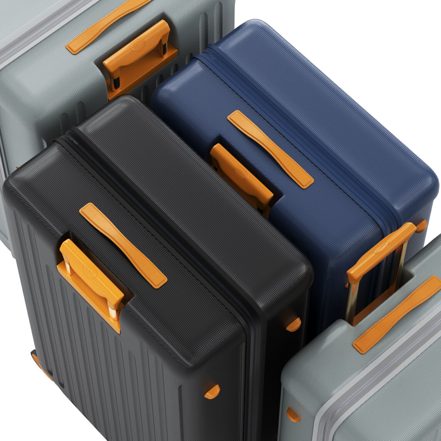 Brics capri suitcase set 3D model_2