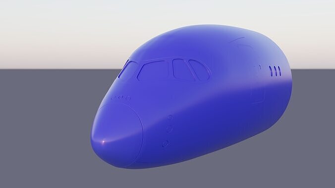 A-350 Airbus nose section 3d print STL 3D print model
