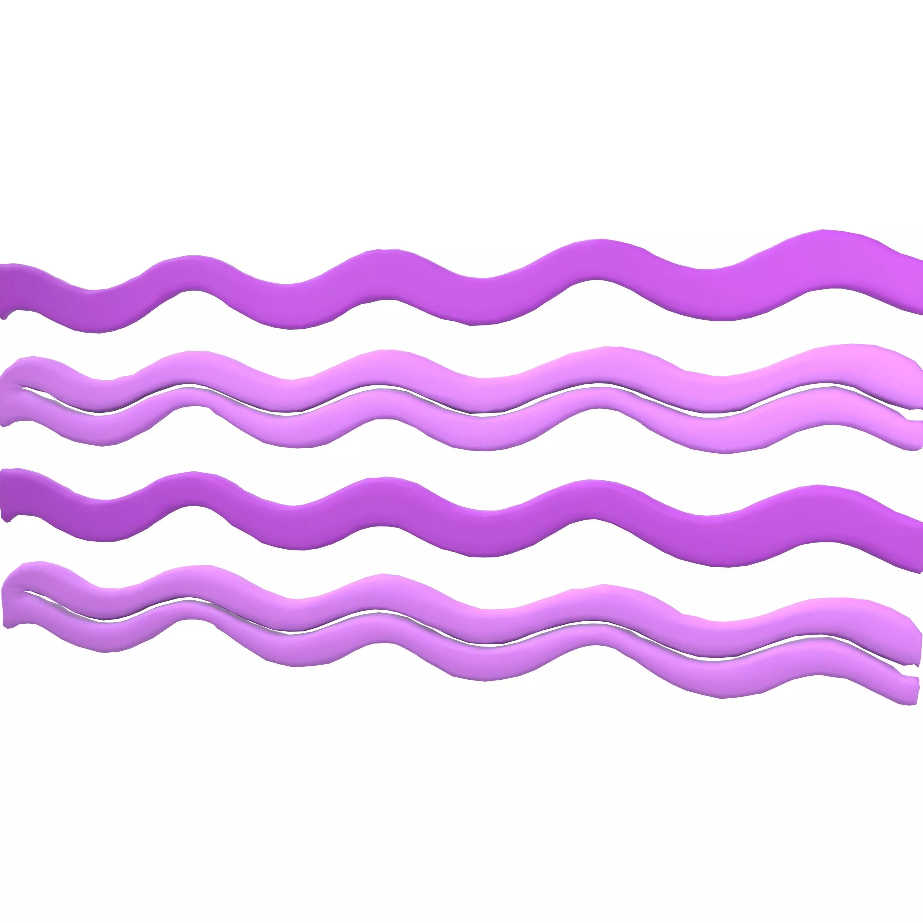 Abstract Ocean Waves Background v1 002 Low-poly 3D model_0