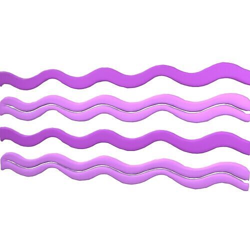 Abstract Ocean Waves Background v1 002 Low-poly 3D model