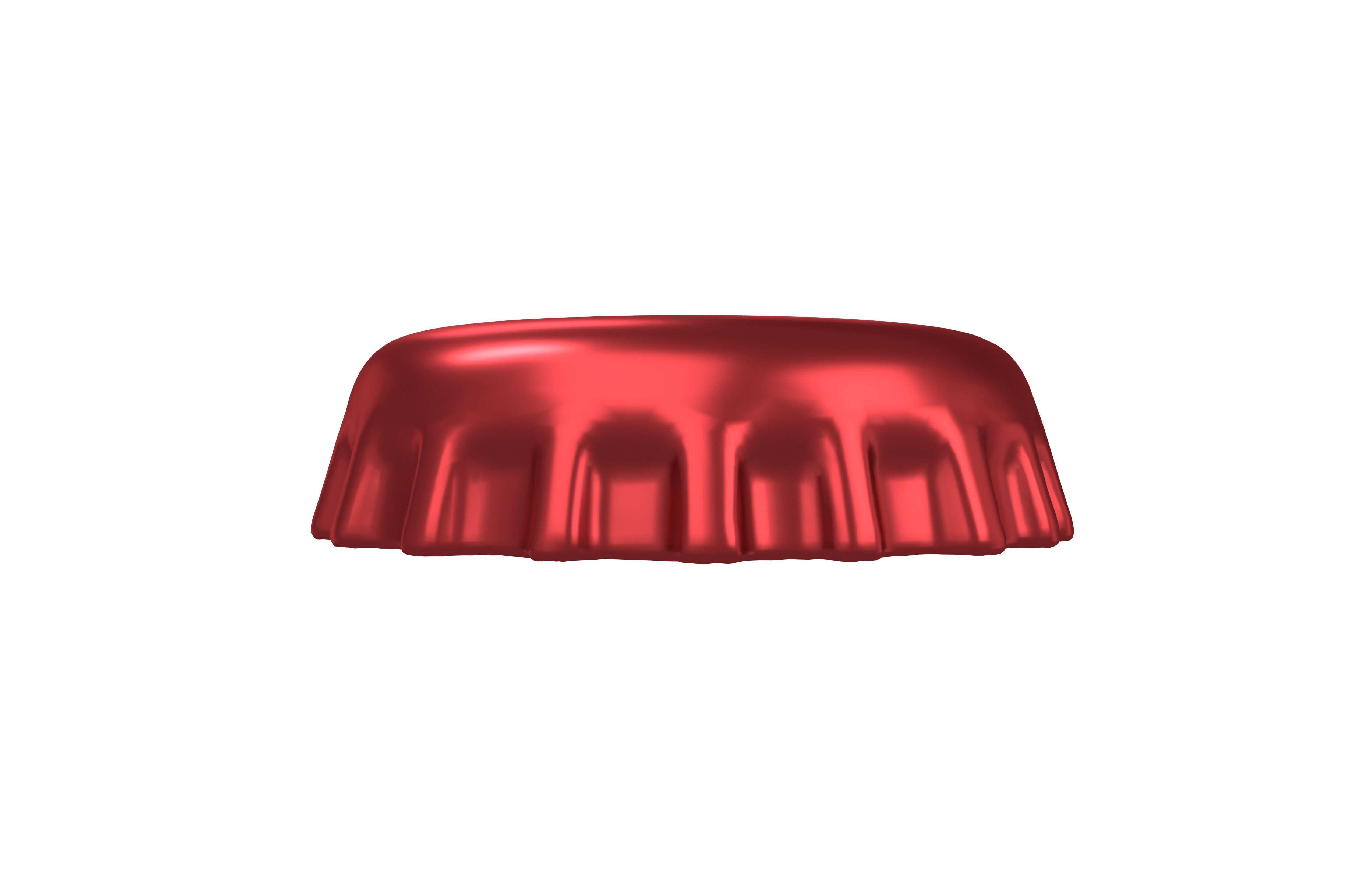 Bottle Cap v1 003 Low-poly 3D model_1