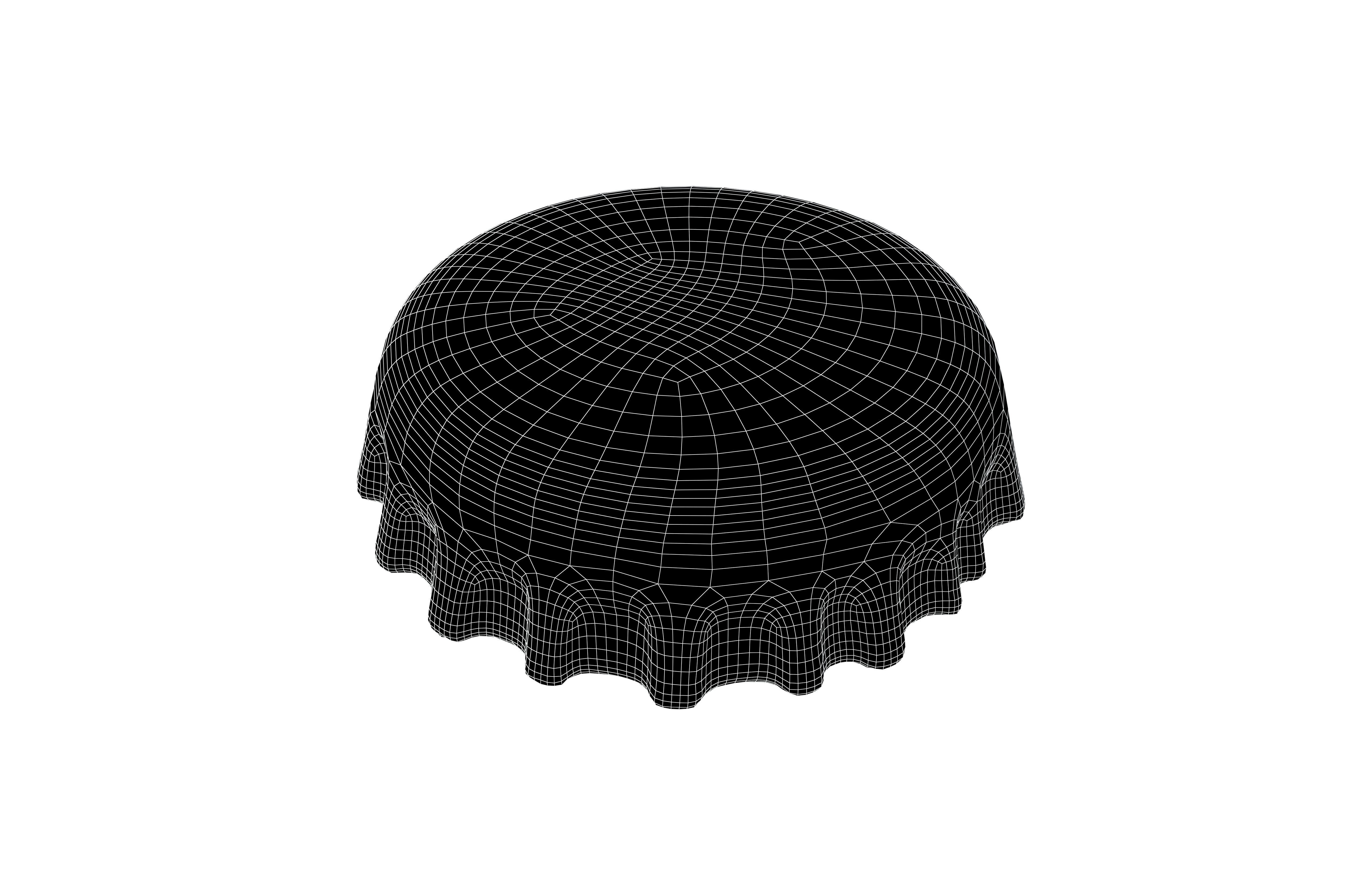 Bottle Cap v1 003 Low-poly 3D model_6