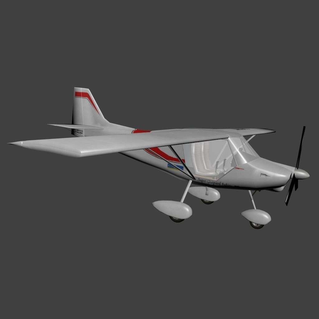 Super Guepard 912 Free low-poly 3D model_0