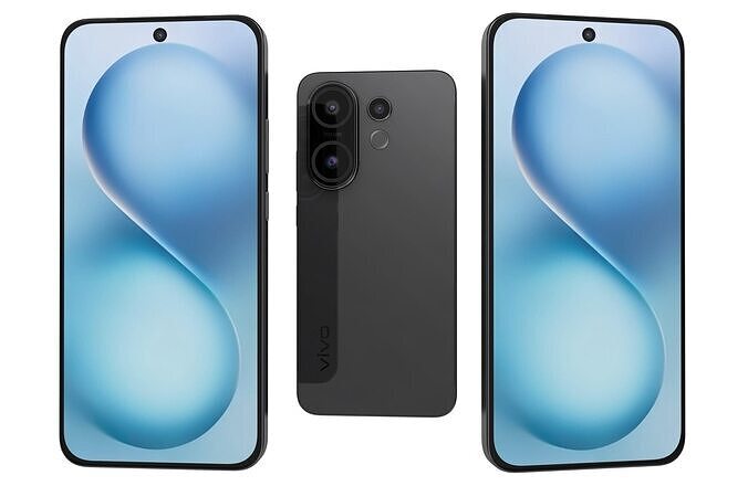 Vivo S30 Black 3D model
