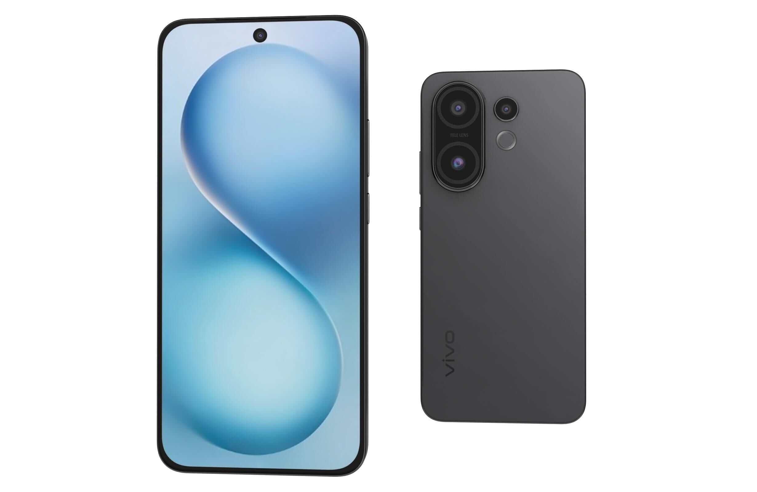 Vivo S30 Black 3D model_6