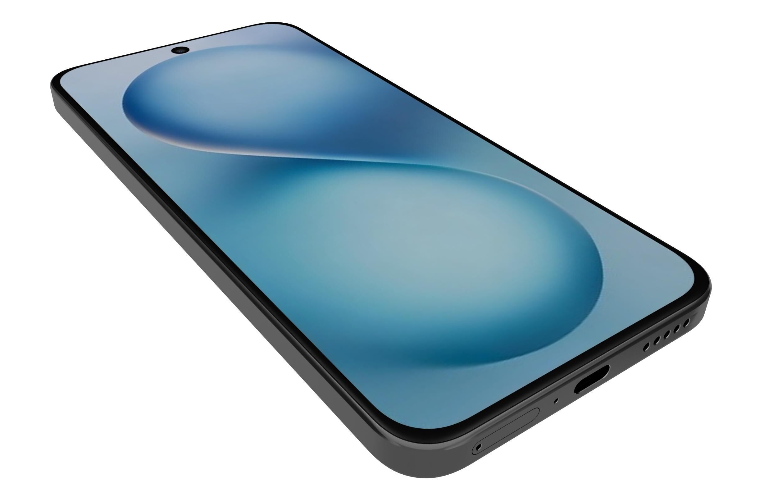 Vivo S30 Black 3D model_12