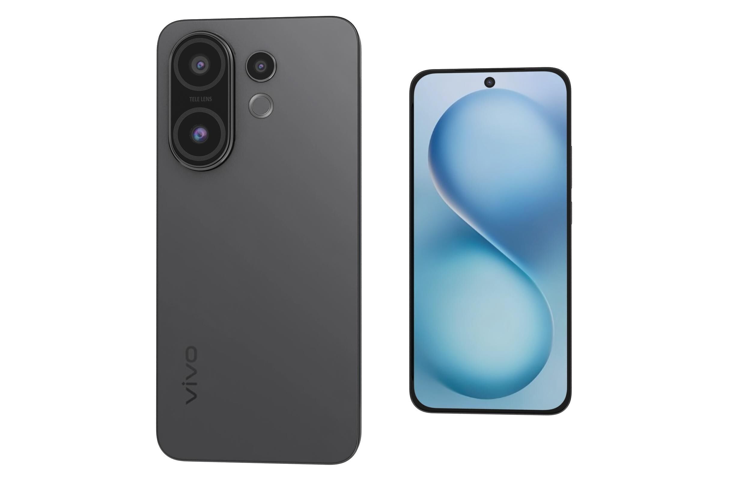 Vivo S30 Black 3D model_7