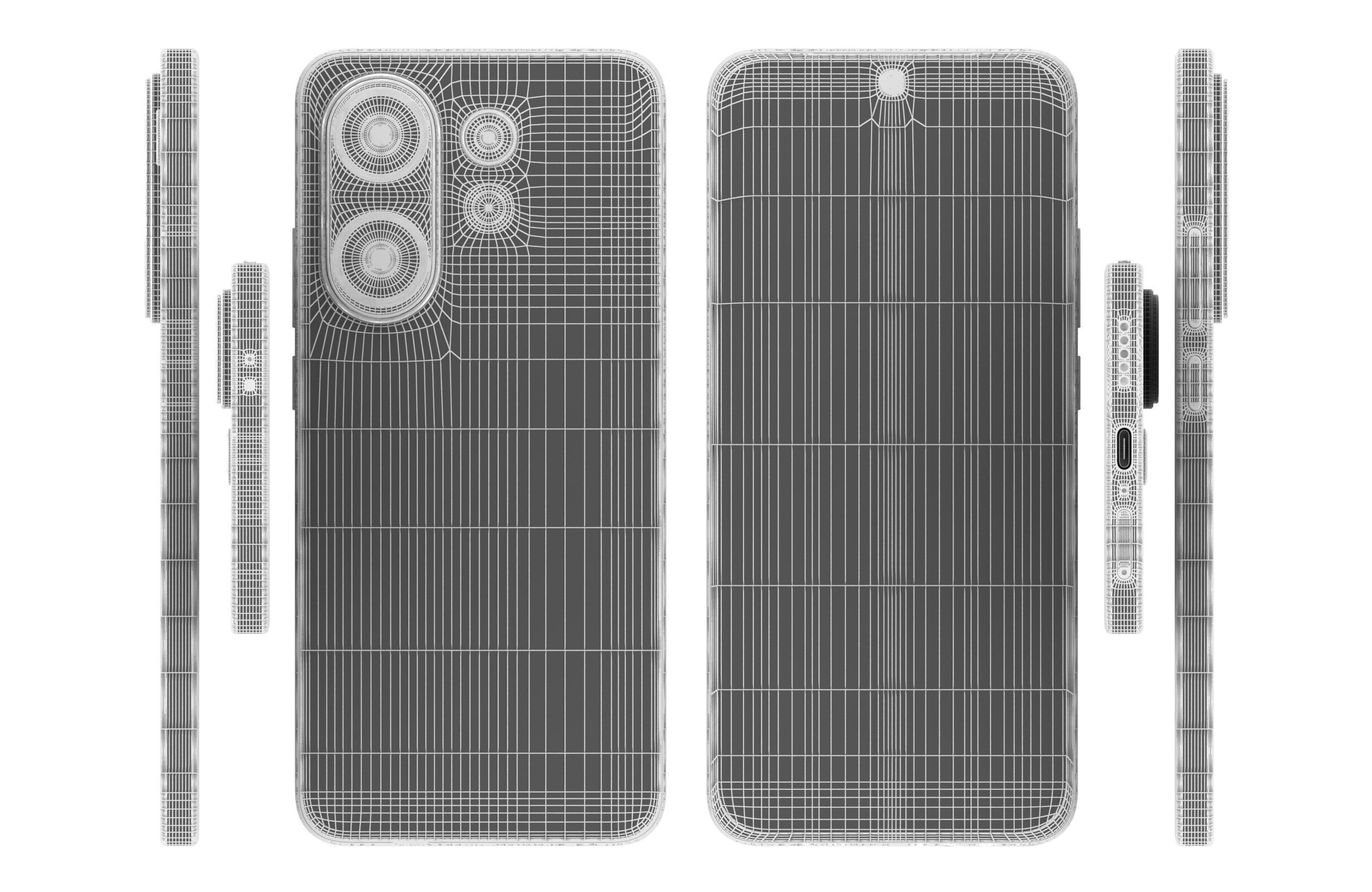 Vivo S30 Black 3D model_17