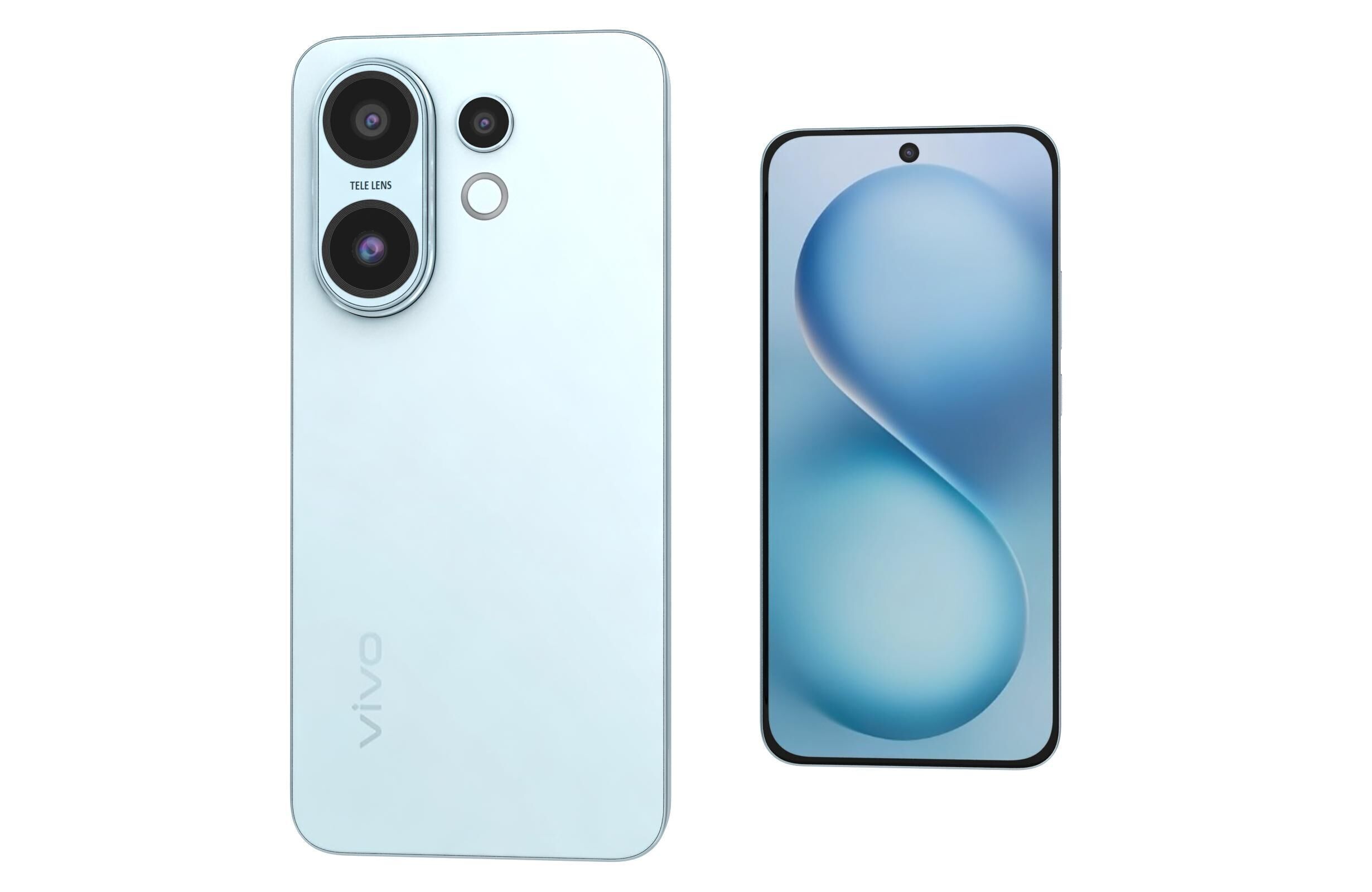 Vivo S30 Blue 3D model_7