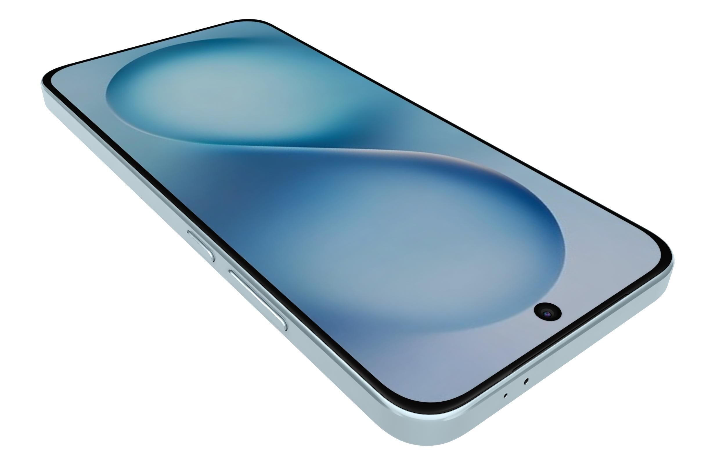 Vivo S30 Blue 3D model_13