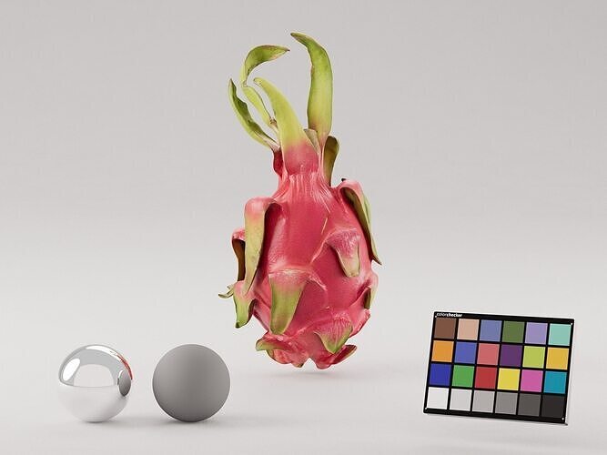 Pitaya Dragon Fruit 3D model