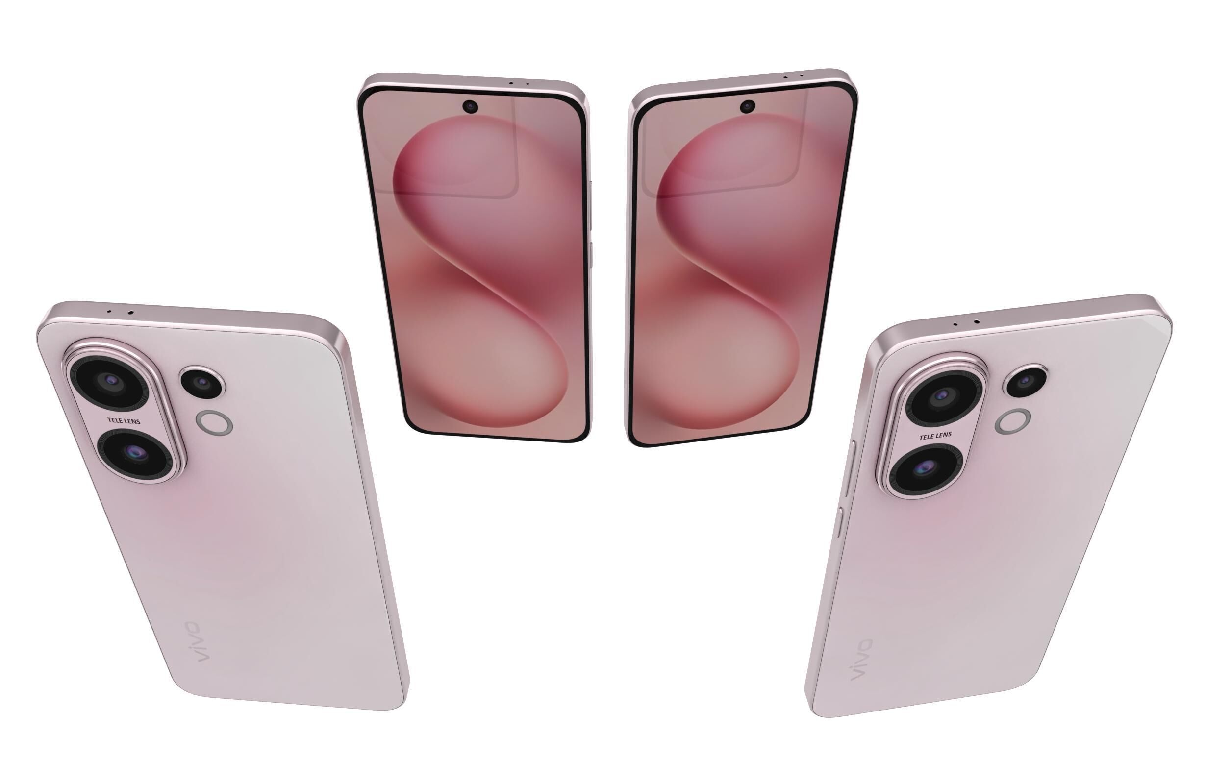 Vivo S30 Pink 3D model_6