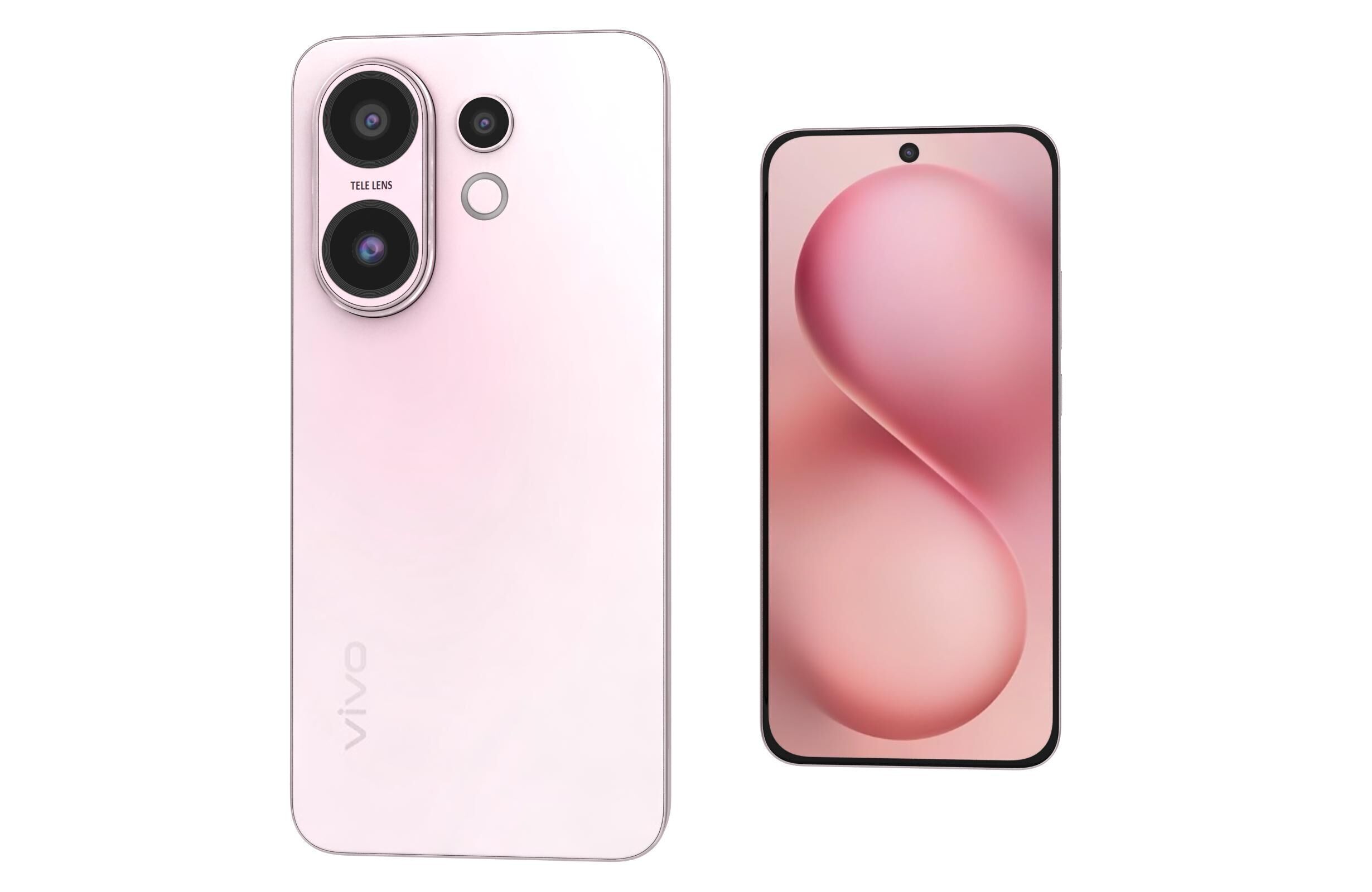Vivo S30 Pink 3D model_4