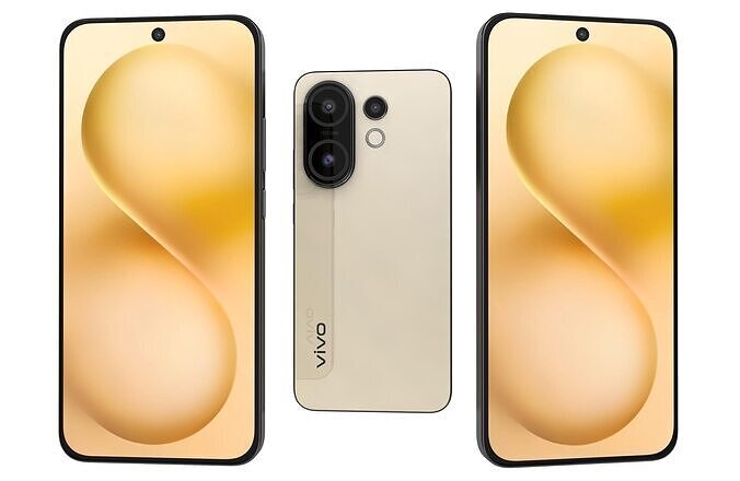 Vivo S30 Yellow 3D model