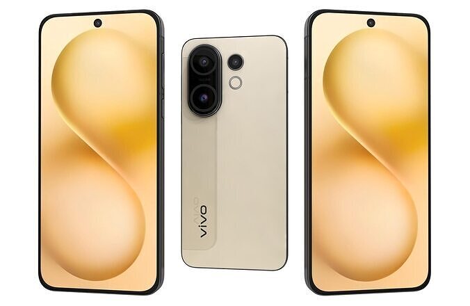 Vivo S30 Pro mini Lemon Yellow 3D model