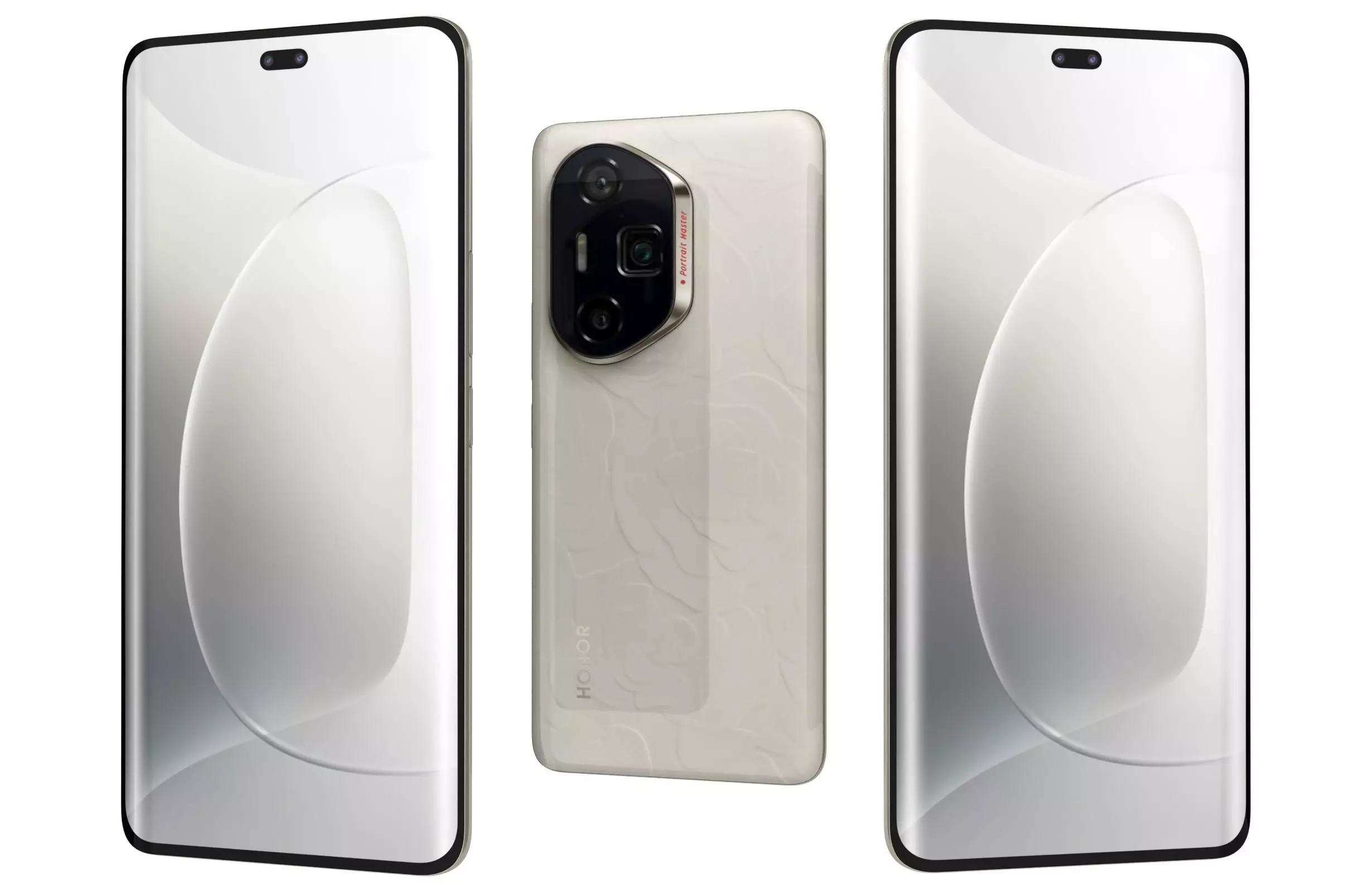 Honor 300 Ultra Camellia White 3D model