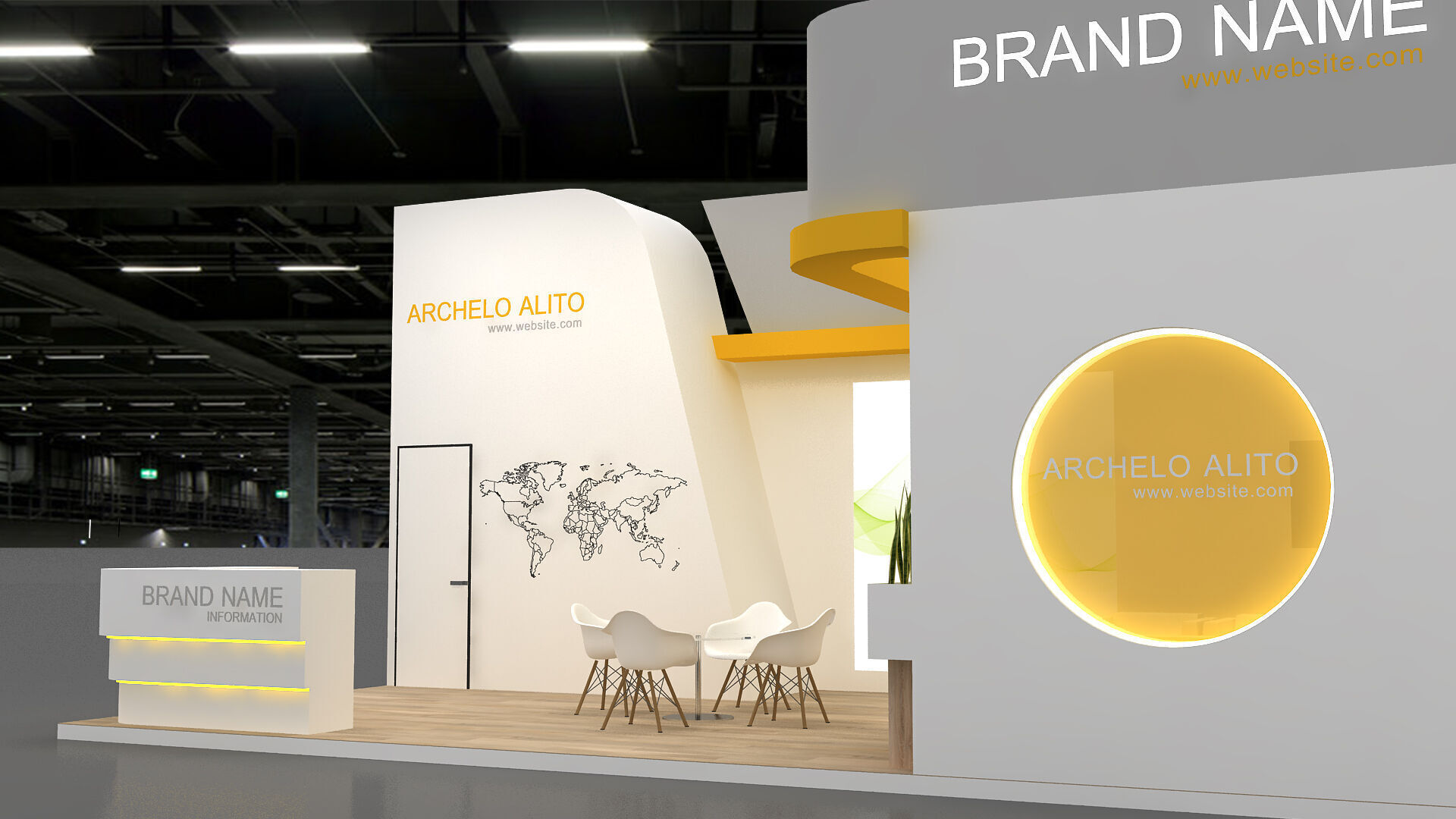 exhibition 3d 3D model_2