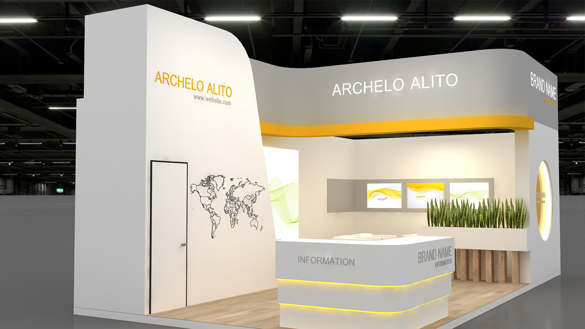 exhibition 3d 3D model_3