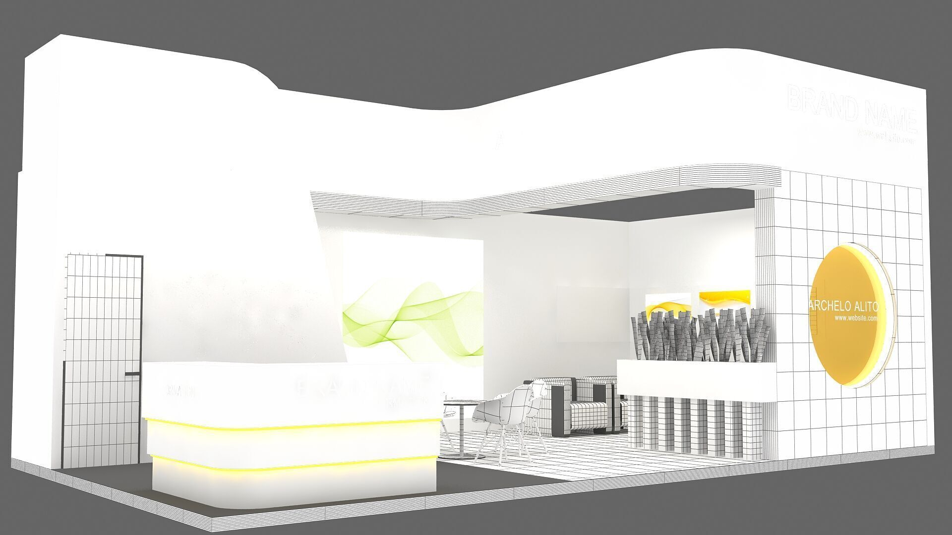 exhibition 3d 3D model_6