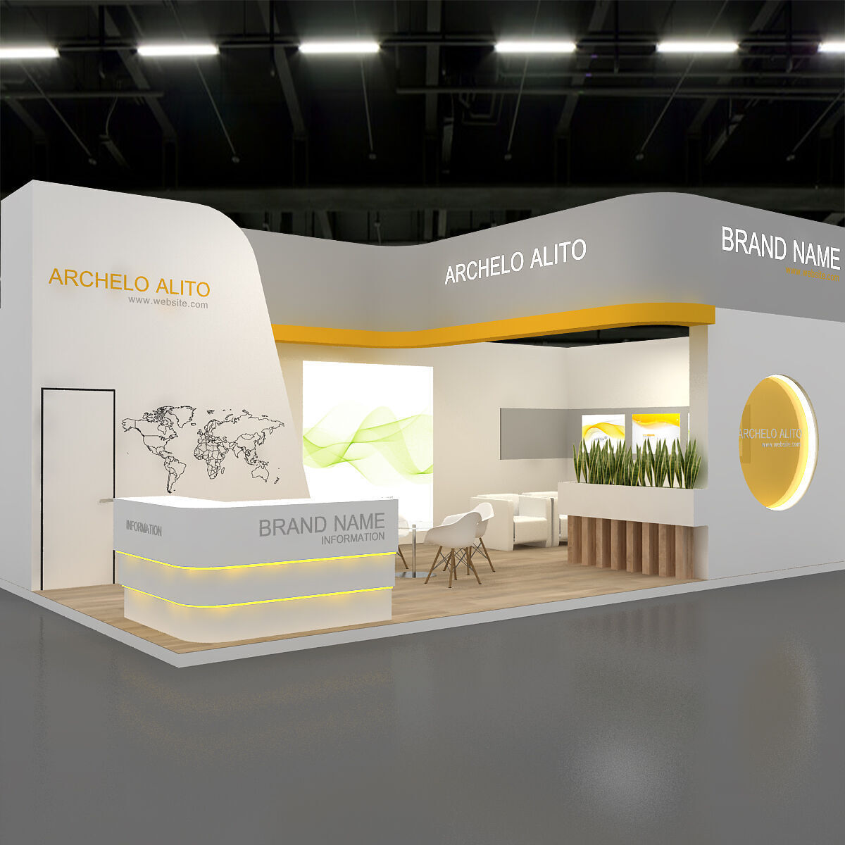 exhibition 3d 3D model_5