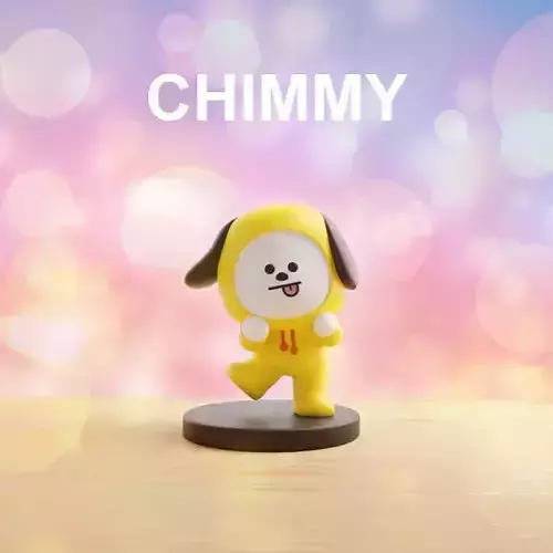 CHIMMY BT21 BTS 3D Printable Figure Cute Kpop Fan Toy
