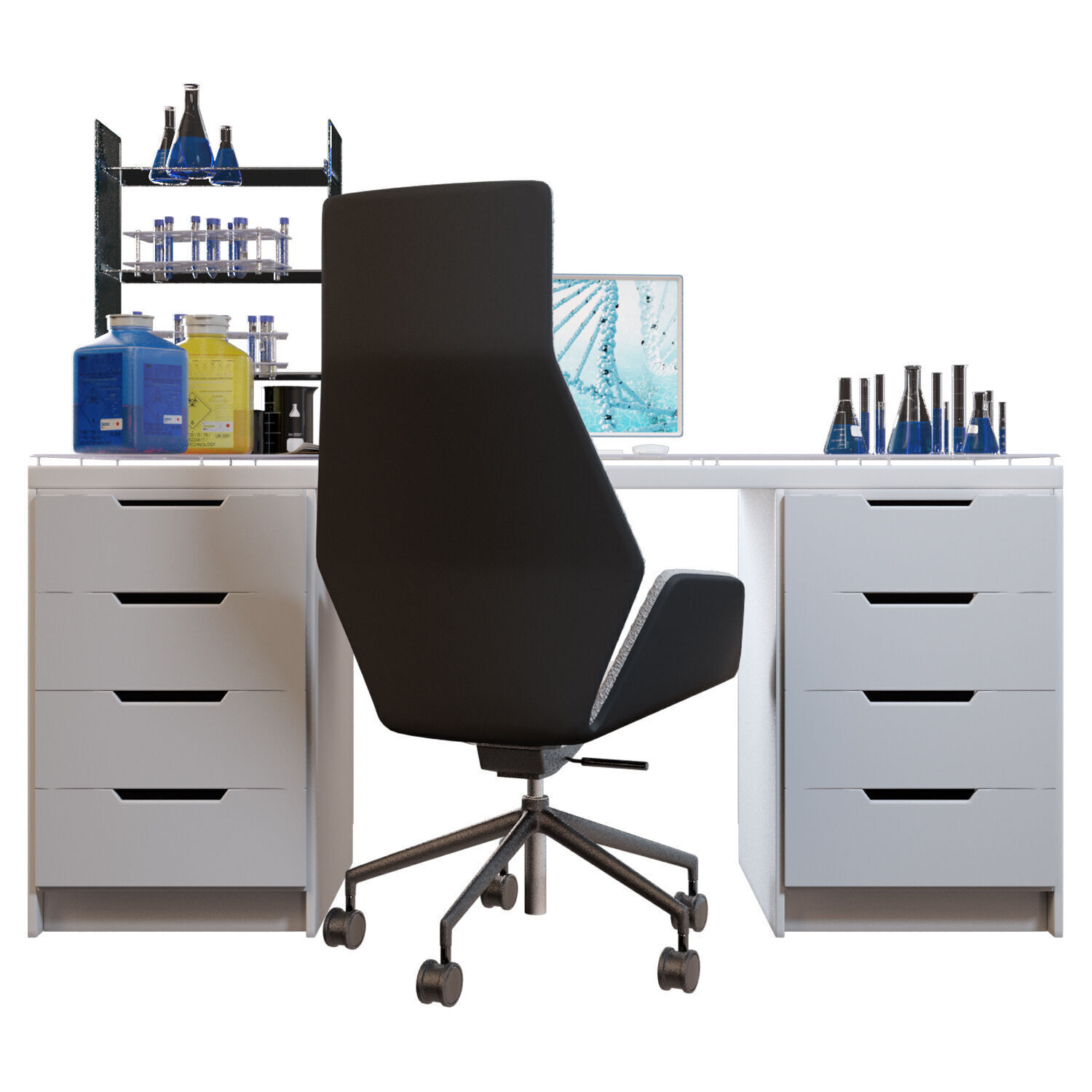 Laboratory Workplace 2 3D model_2