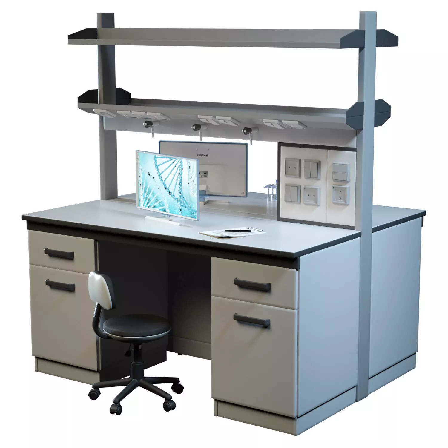 Laboratory Workplace 3 3D model