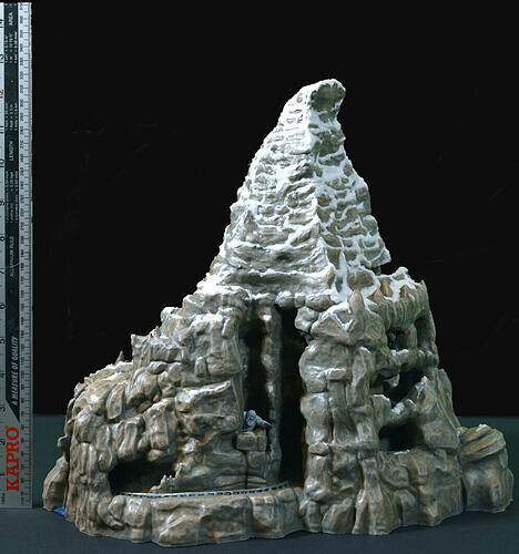 12 inch 32 cm tall Matterhorn Ride Model highly detailed  3D print model