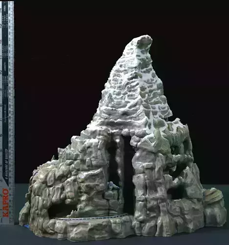 12 inch 32 cm tall Matterhorn Ride Model highly detailed  3D print model
