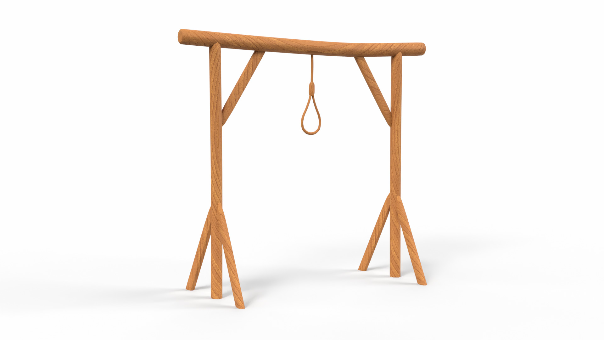 Gallow Low-poly 3D model_1