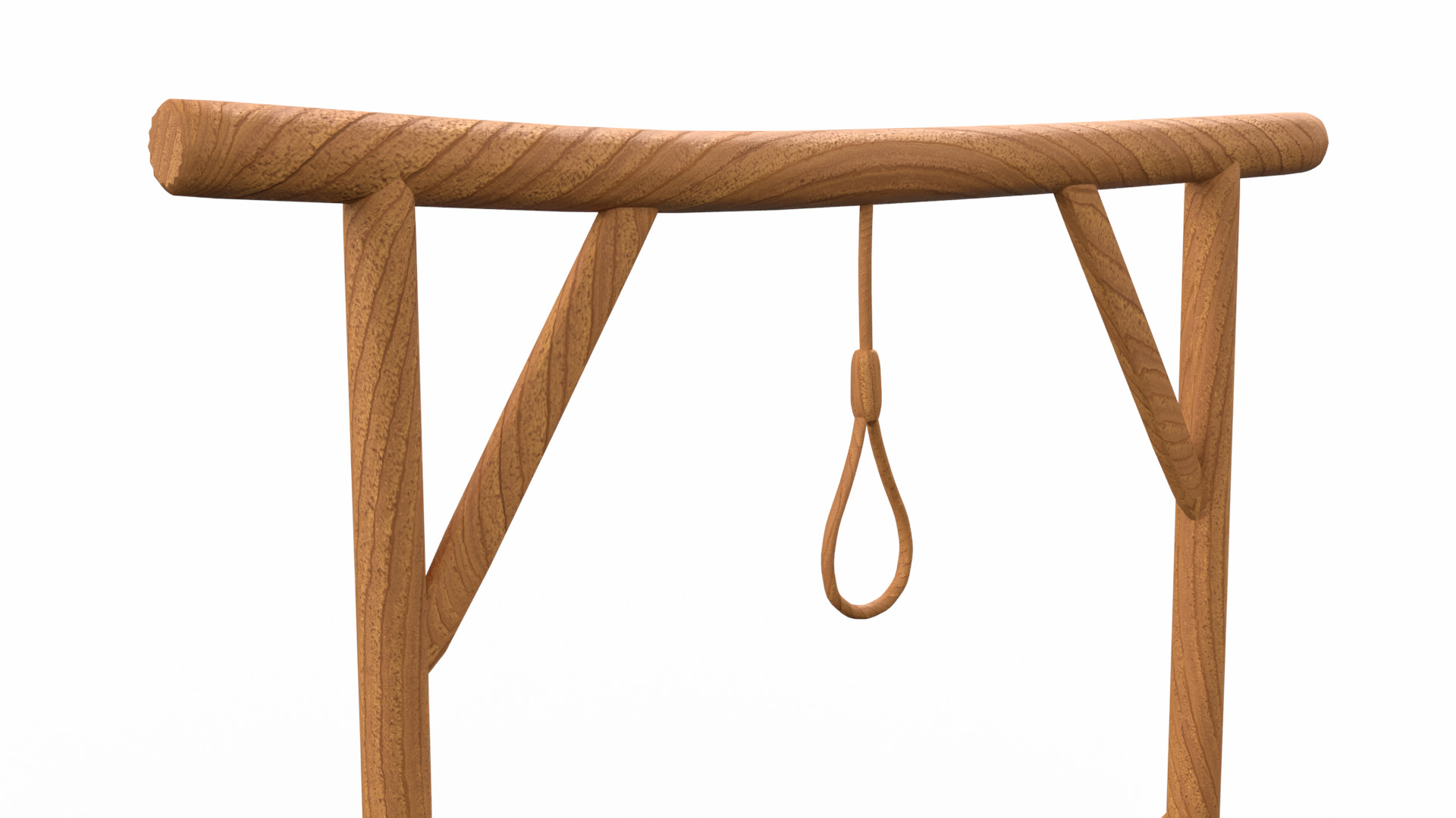 Gallow Low-poly 3D model_7