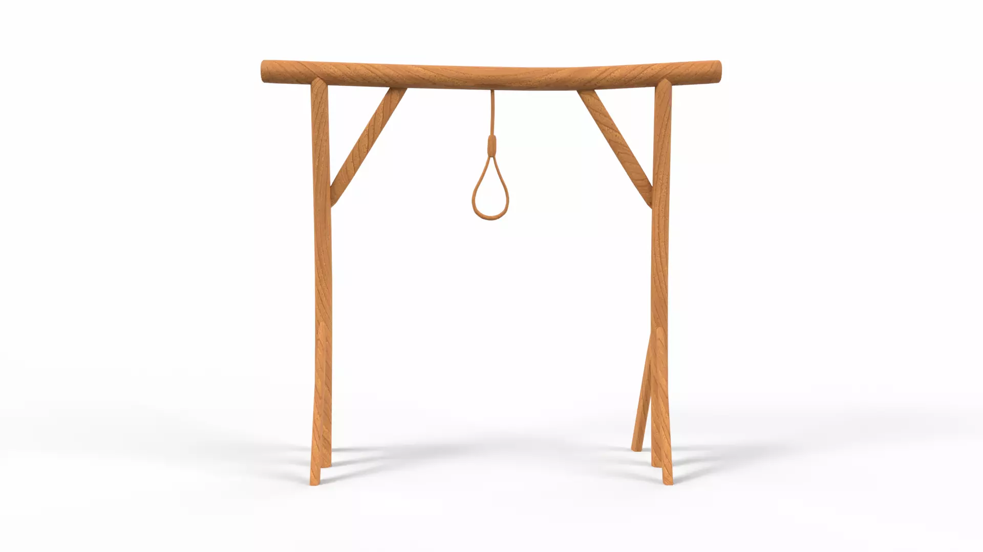 Gallow Low-poly 3D model_0