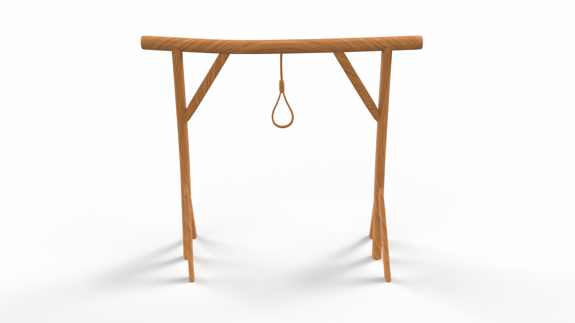 Gallow Low-poly 3D model_4