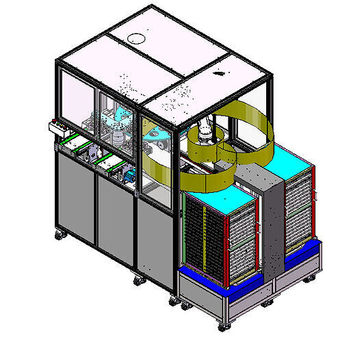 Horn combination automatic dispensing machine 3D model