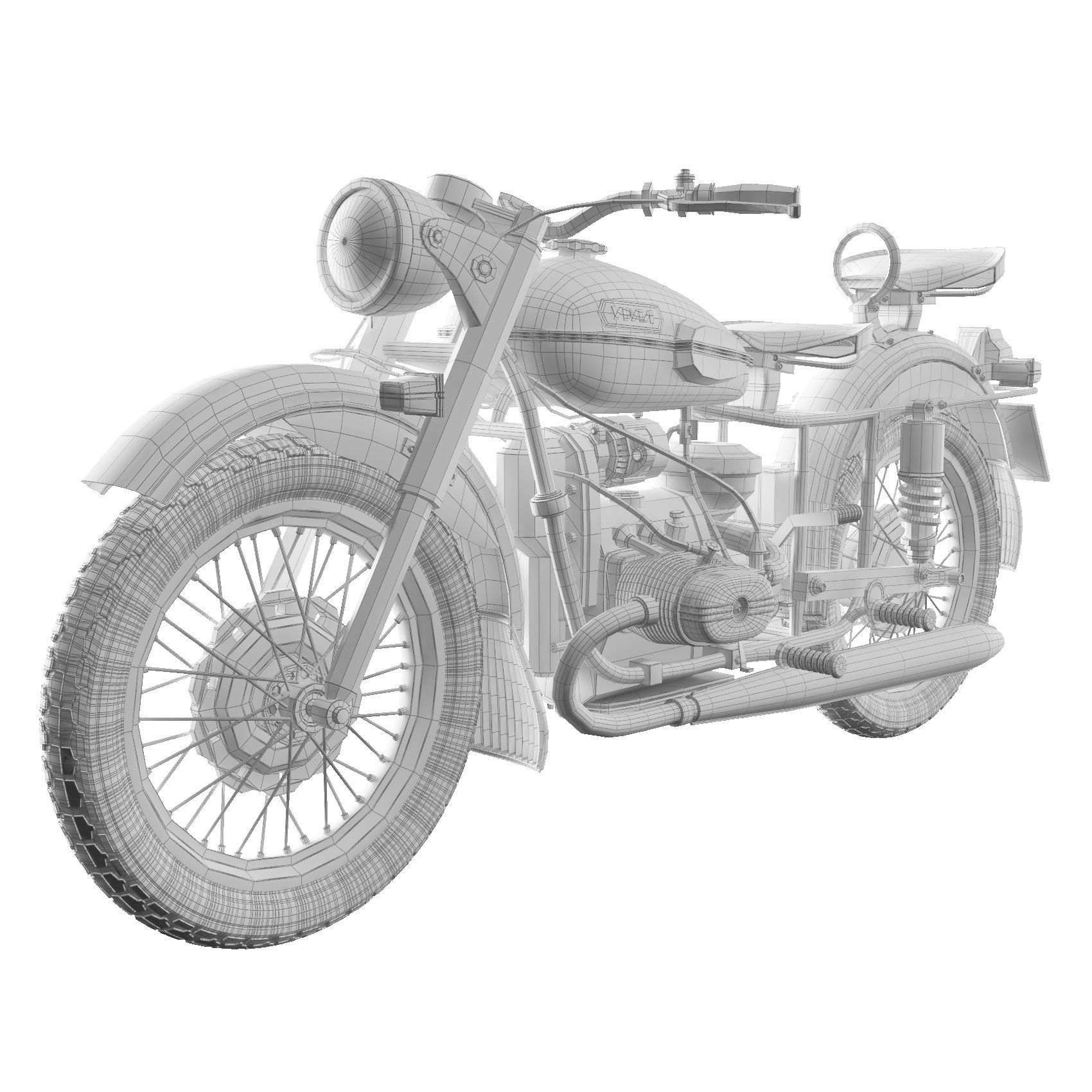 Ural M67-36 1976 3D model_3