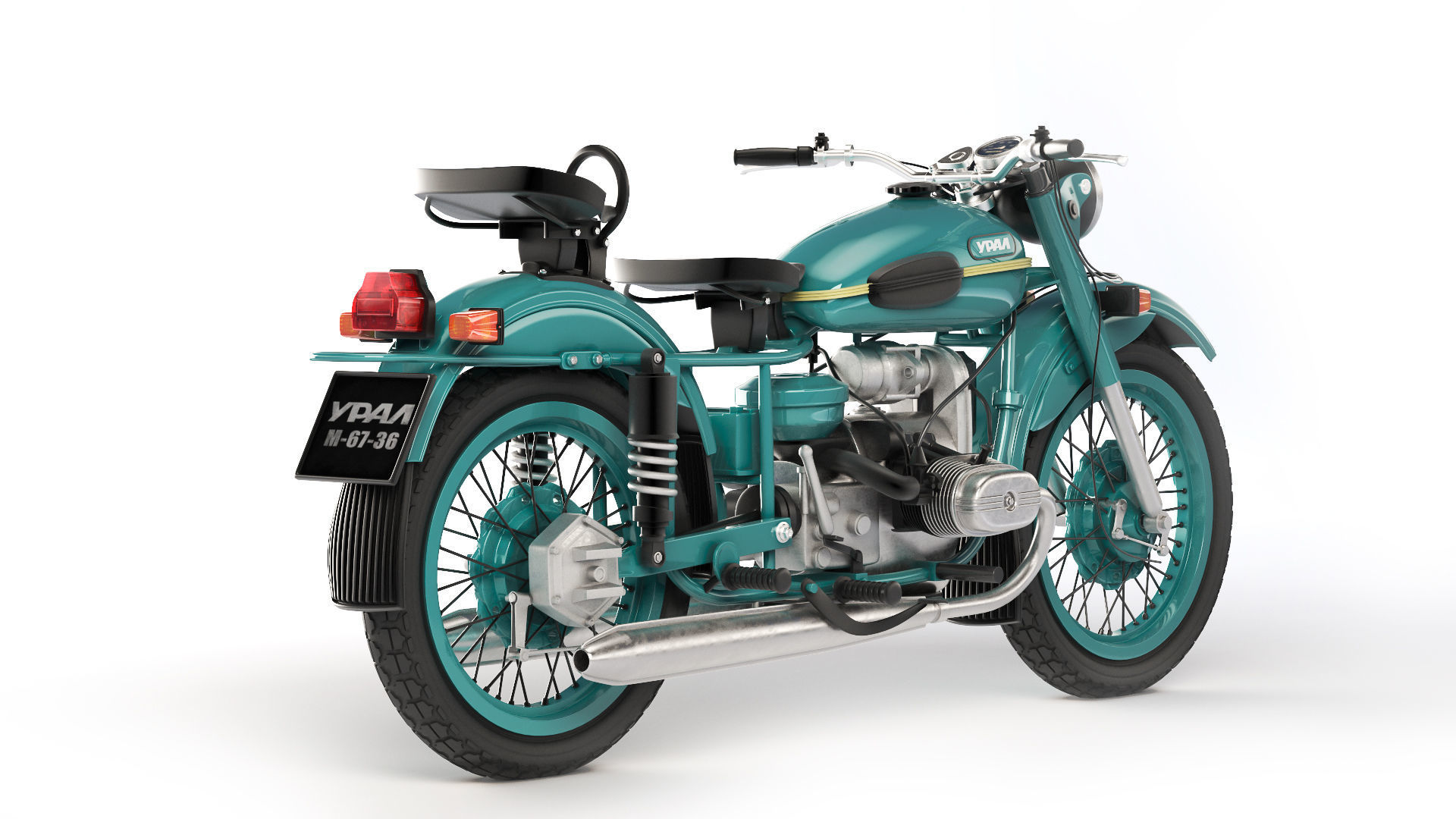 Ural M67-36 1976 3D model_1