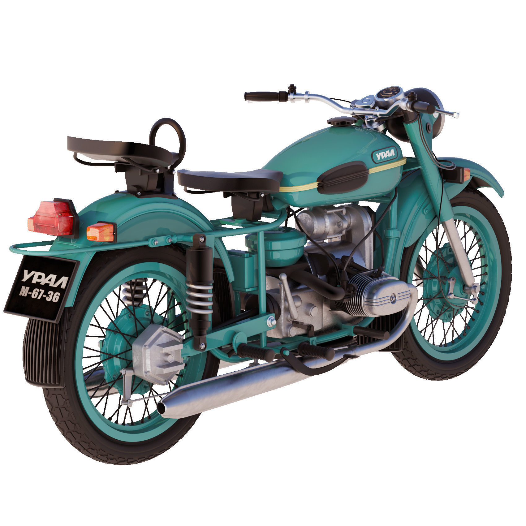 Ural M67-36 1976 3D model_7