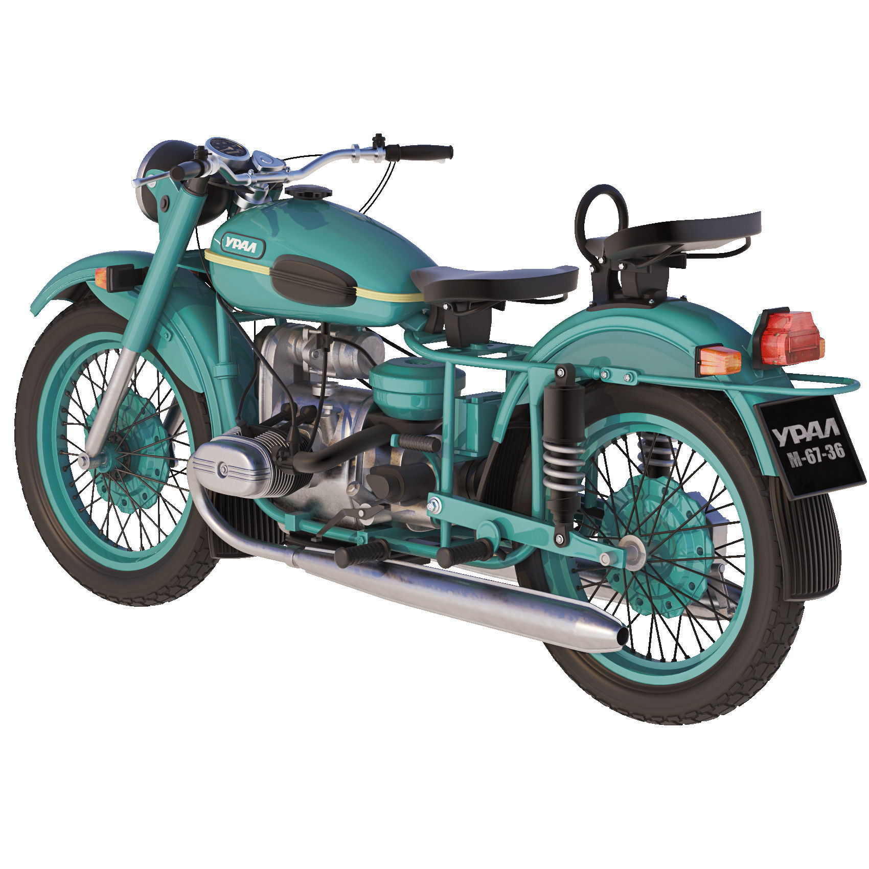 Ural M67-36 1976 3D model_5
