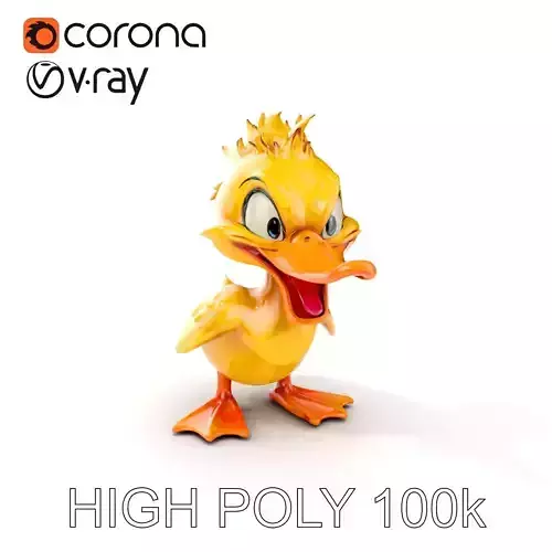 Animated Duck Character Model Pack