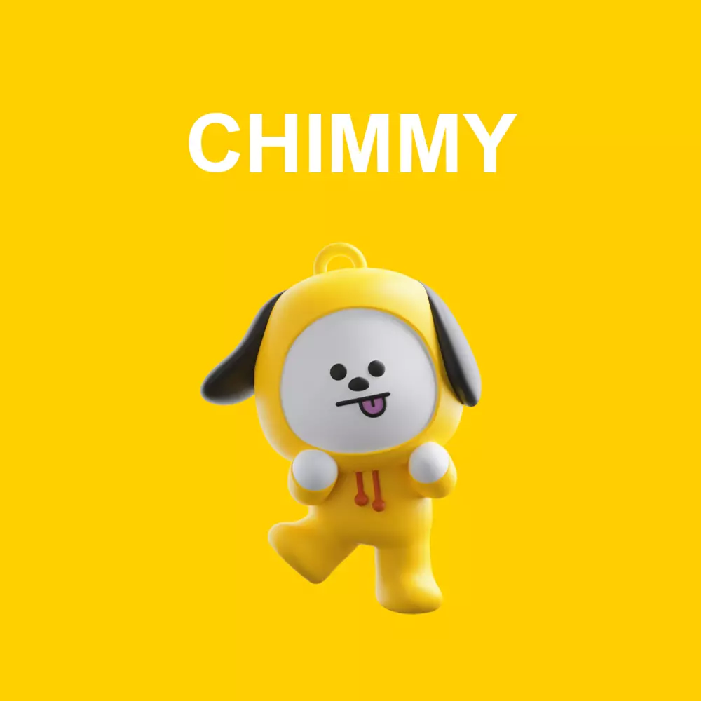 CHIMMY BT21 3D Printable Keychain BTS Jimin 3D print model
