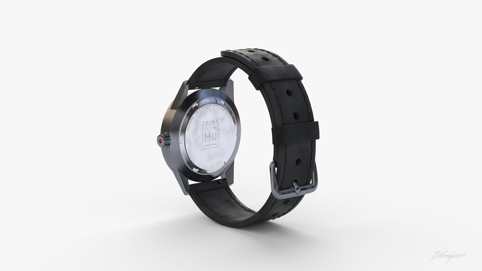 TRIWA HU39D SLATE WATCH 3D model_4