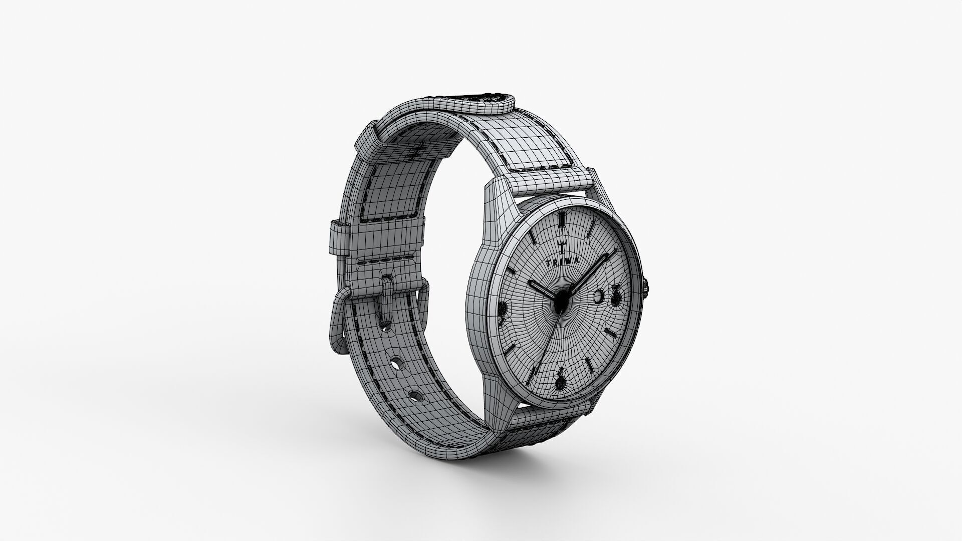 TRIWA HU39D SLATE WATCH 3D model_17