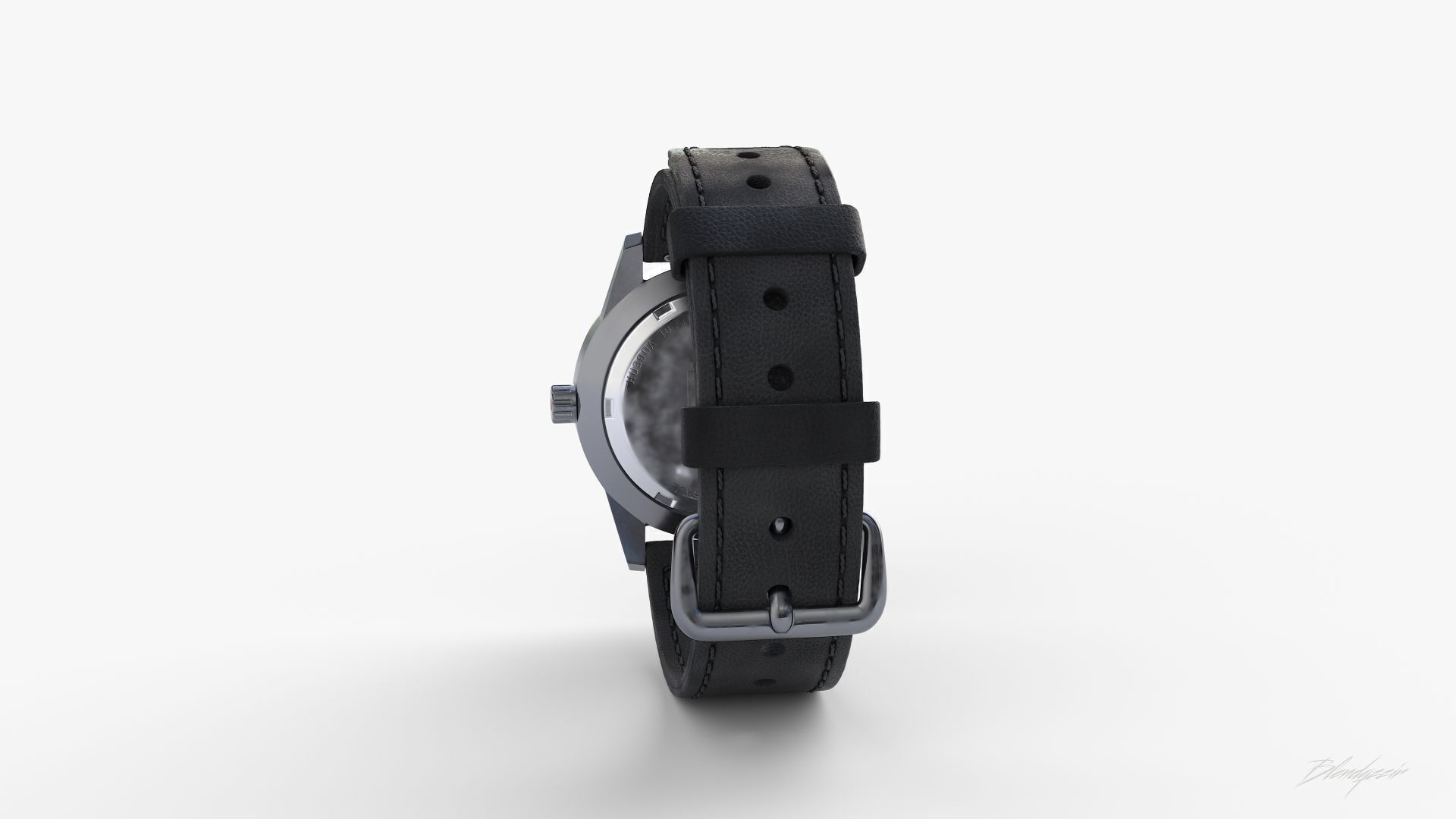 TRIWA HU39D SLATE WATCH 3D model_5