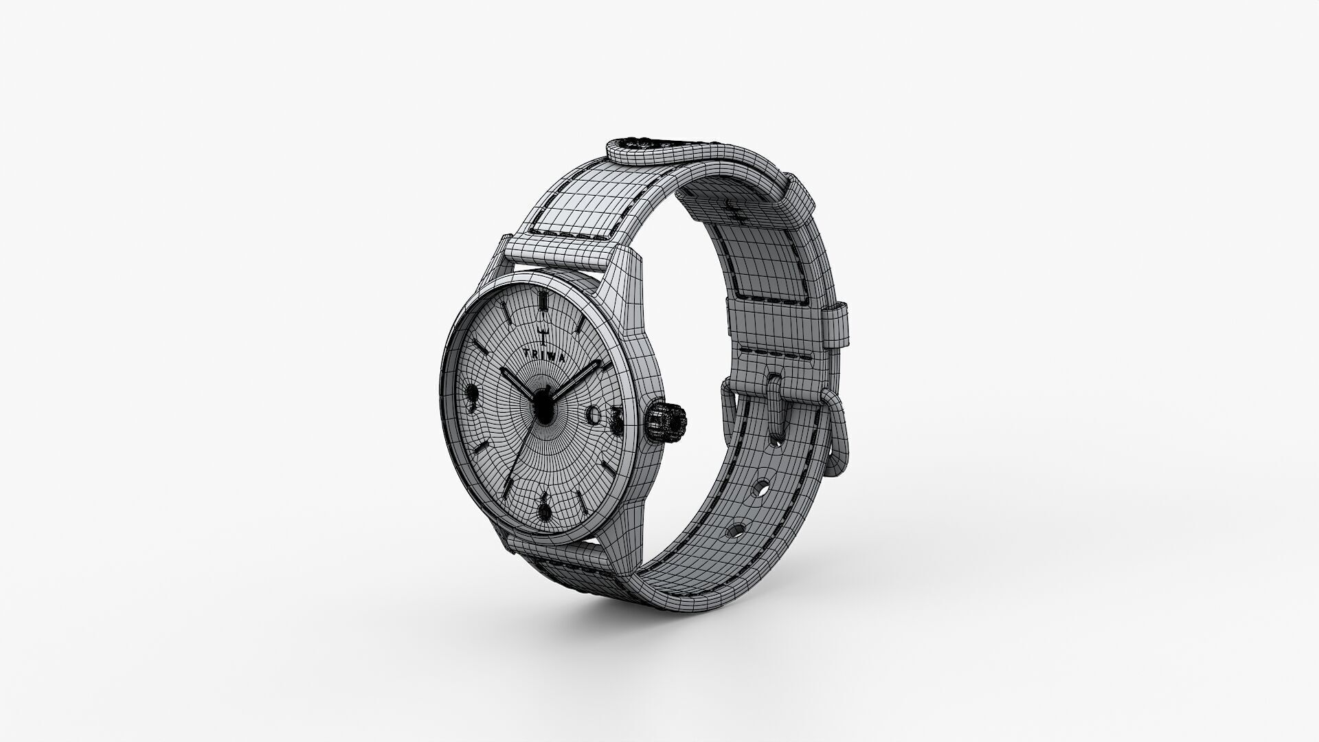 TRIWA HU39D SLATE WATCH 3D model_11