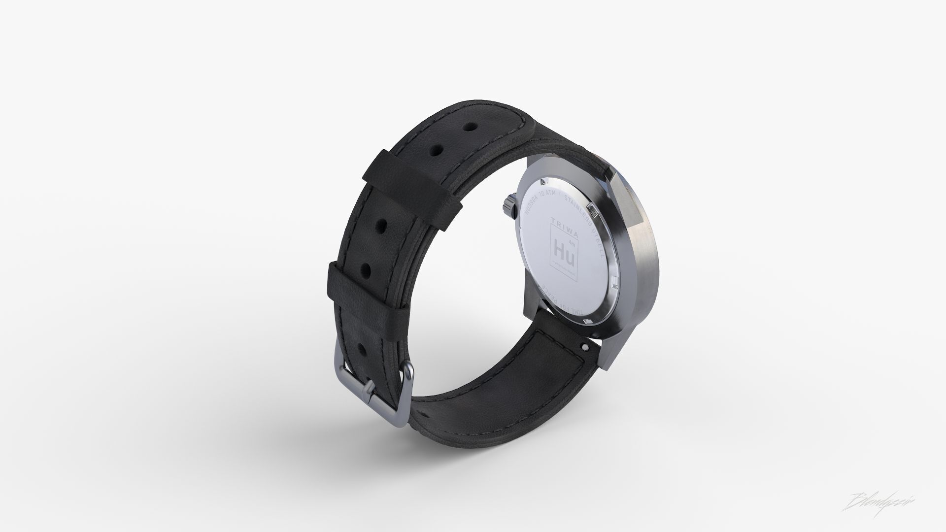 TRIWA HU39D SLATE WATCH 3D model_9
