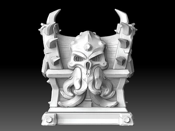 Fantasy chest 3D print model