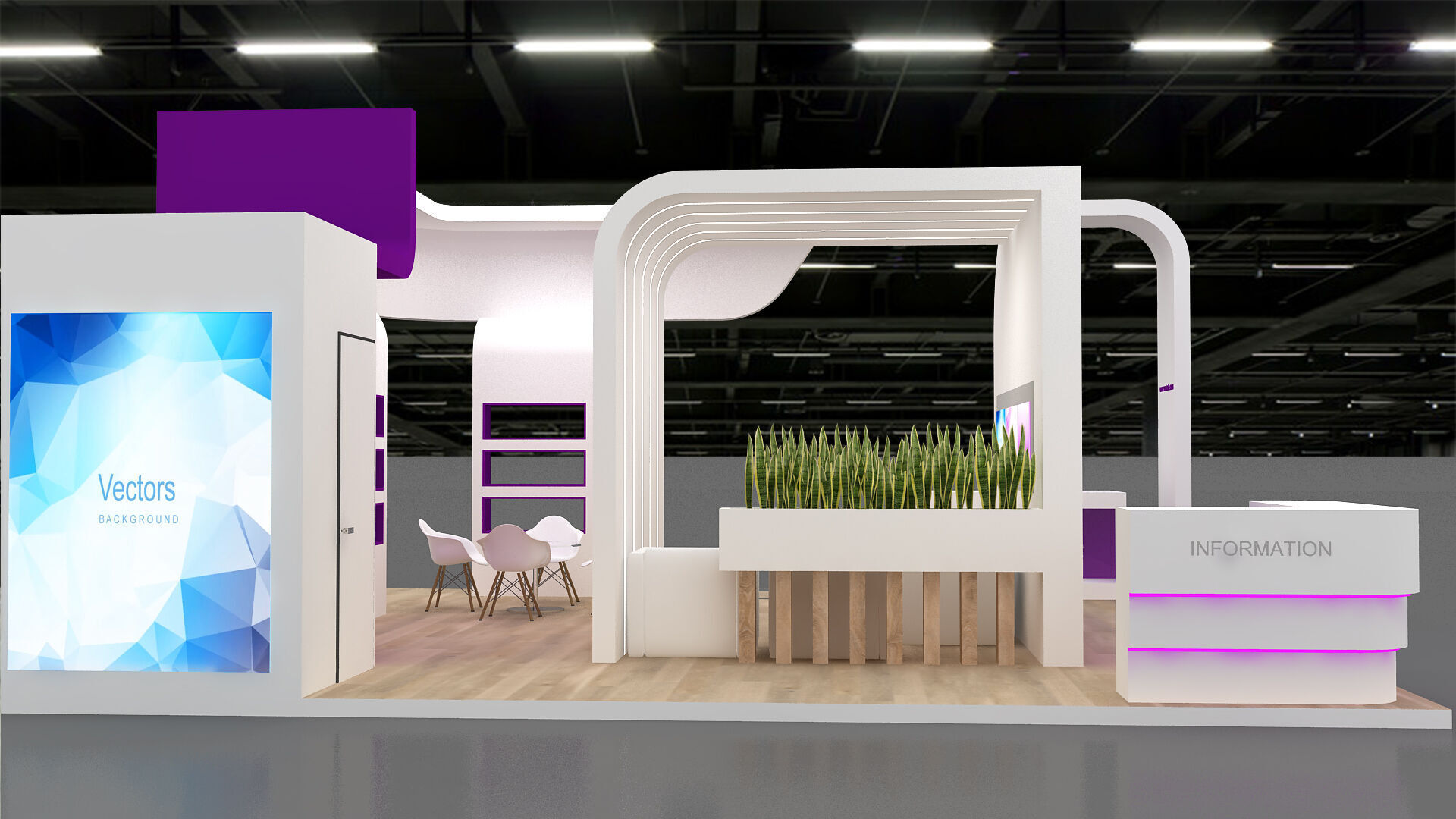 3d Exhibition 3D model_4